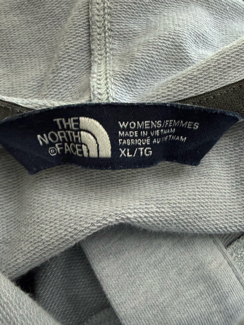 The North Face | Button Down Hoodie Sweater | Grey | Size XL - Picture 3 of 4